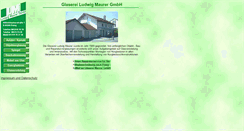Desktop Screenshot of glaserei-maurer.de